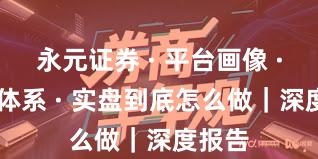 永元证券 · 平台画像 · 投教体系 · 实盘到底怎么做｜深度报告