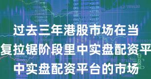 过去三年港股市场在当前指数反复拉锯阶段里中实盘配资平台的市场